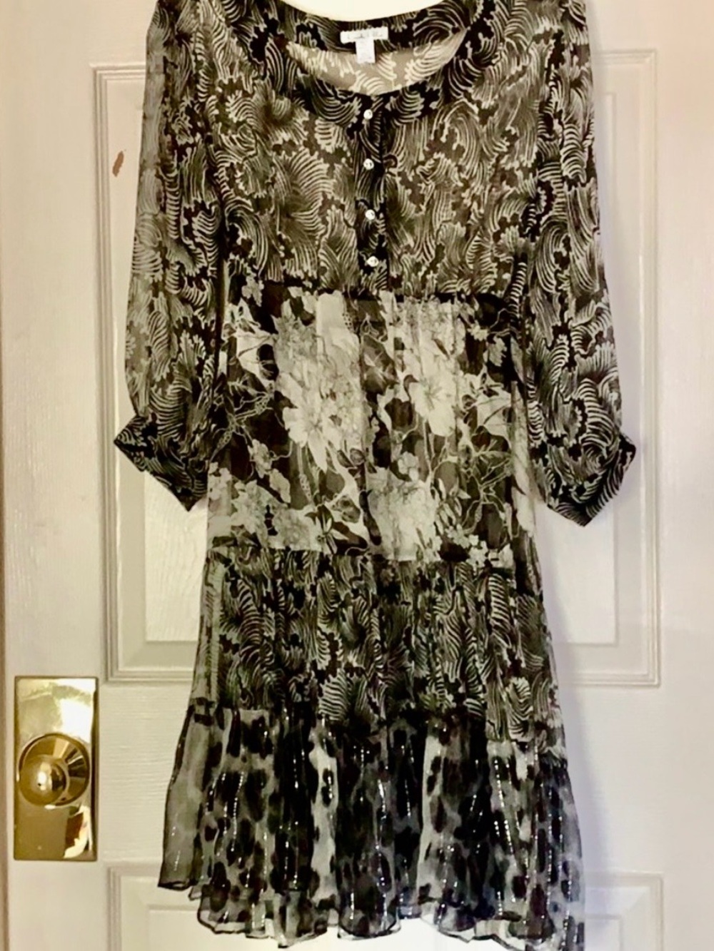 BLACK BOHO DRESS